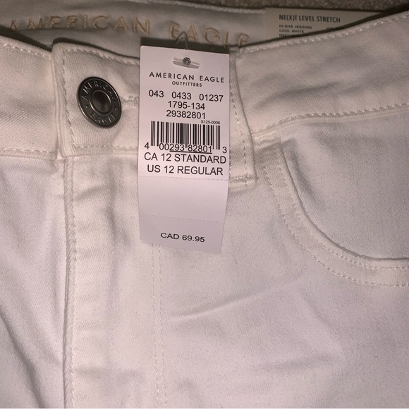 American Eagle White High-Rise Jeggings - Picture 6 of 6